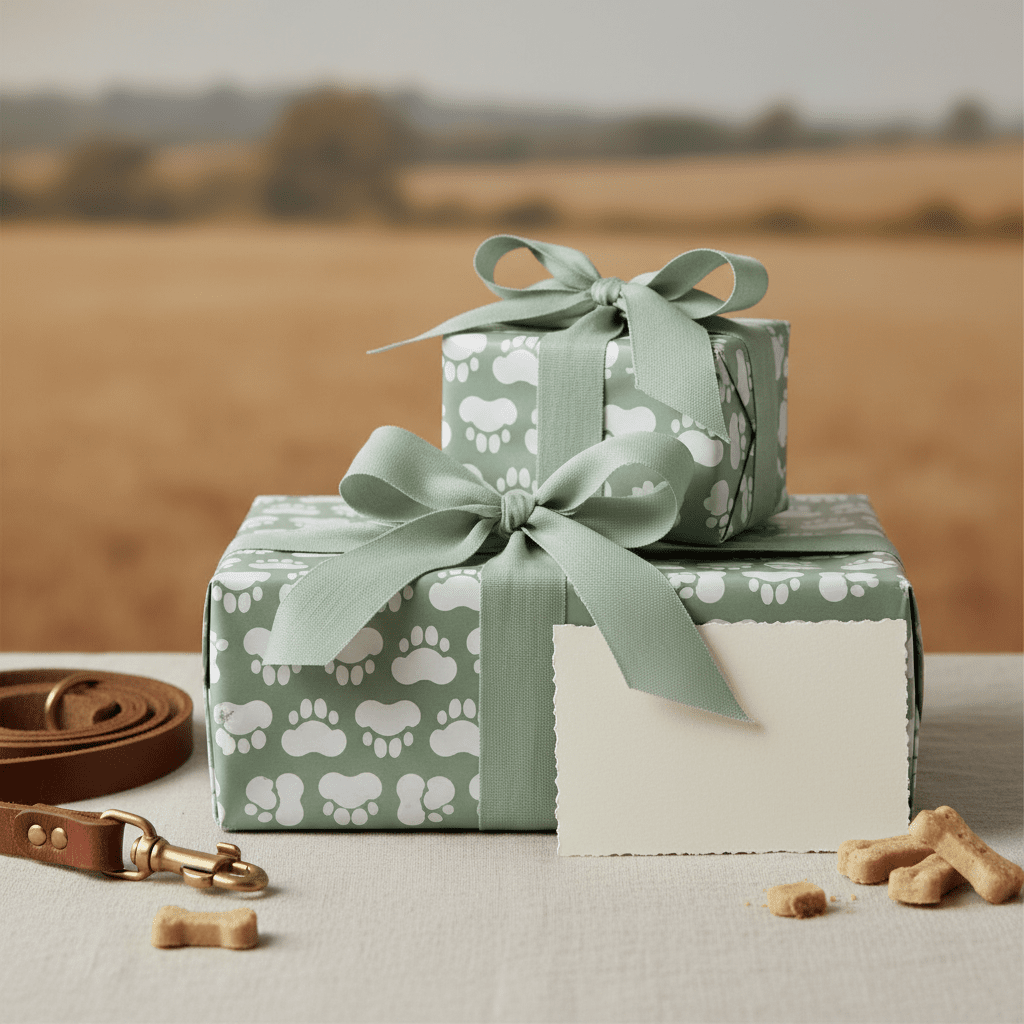 Paw Prints Luxury Gift Wrap Set - Mac and Lilly