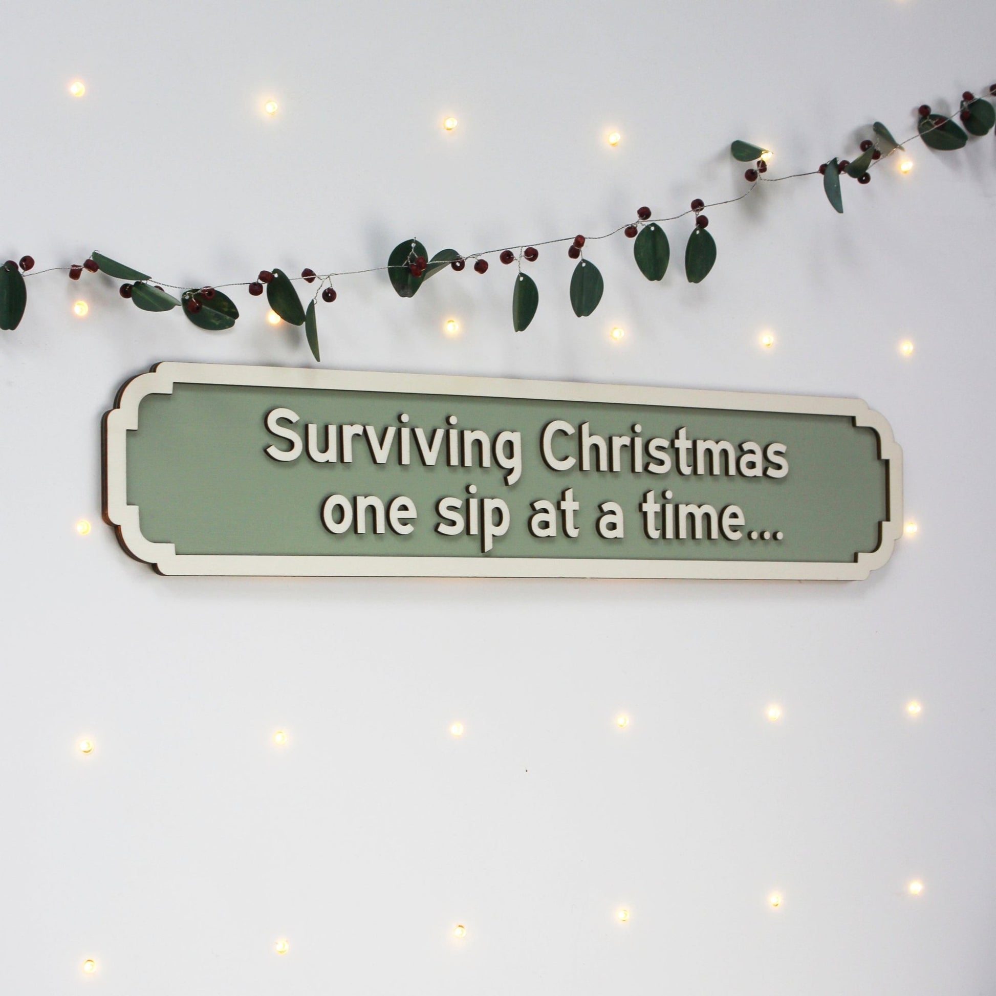 Personalised Christmas Street Sign. - Mac and Lilly