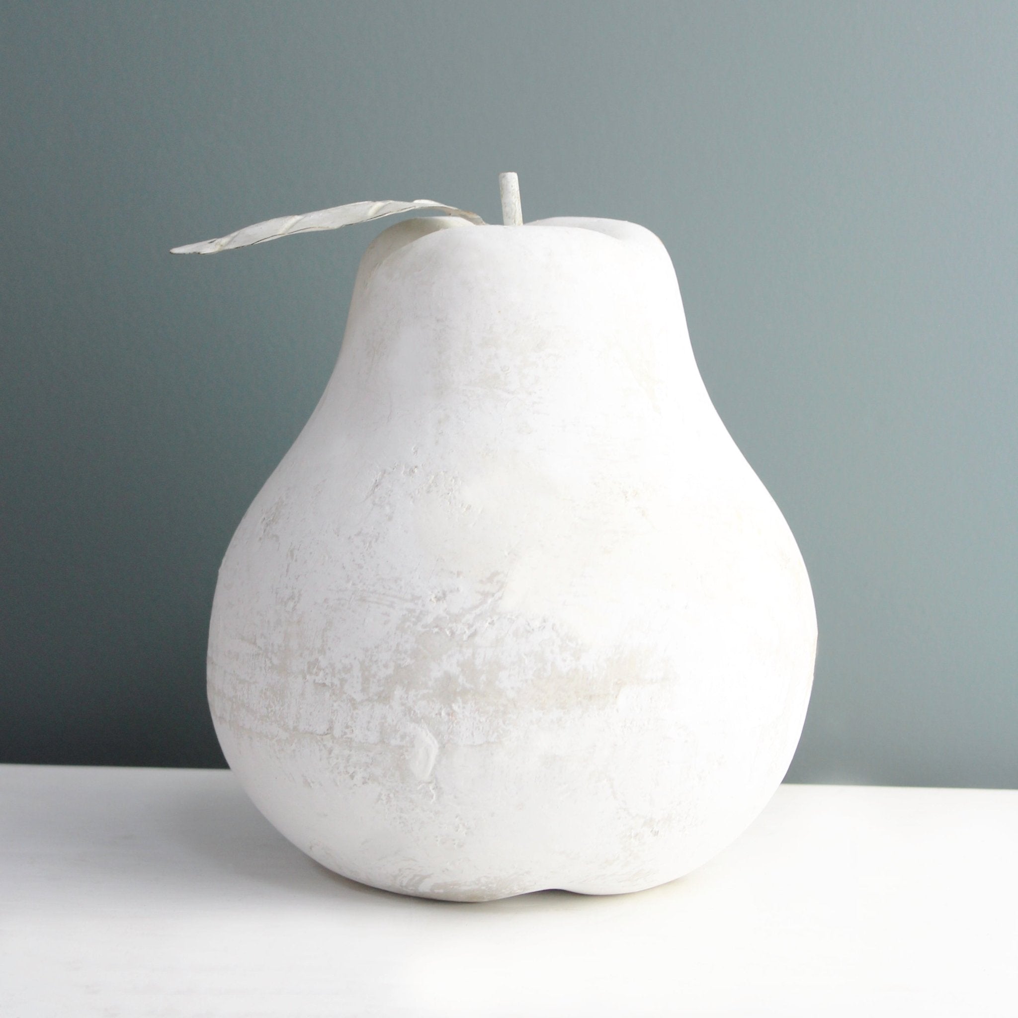 White washed Rustic Pear for kitchen Decor - Mac and Lilly