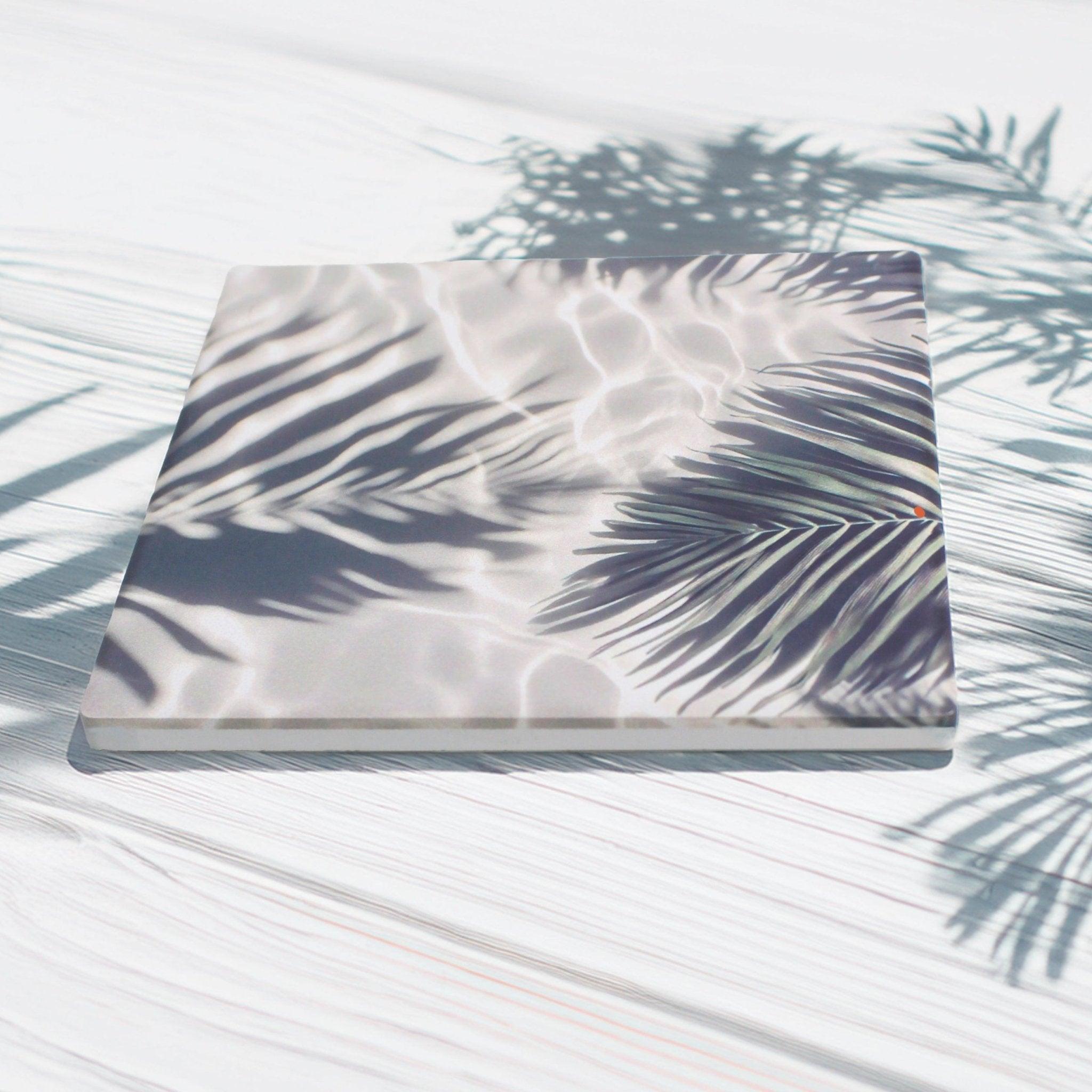 Jungle Leaf Pattern Ceramic Coaster - Mac and Lilly