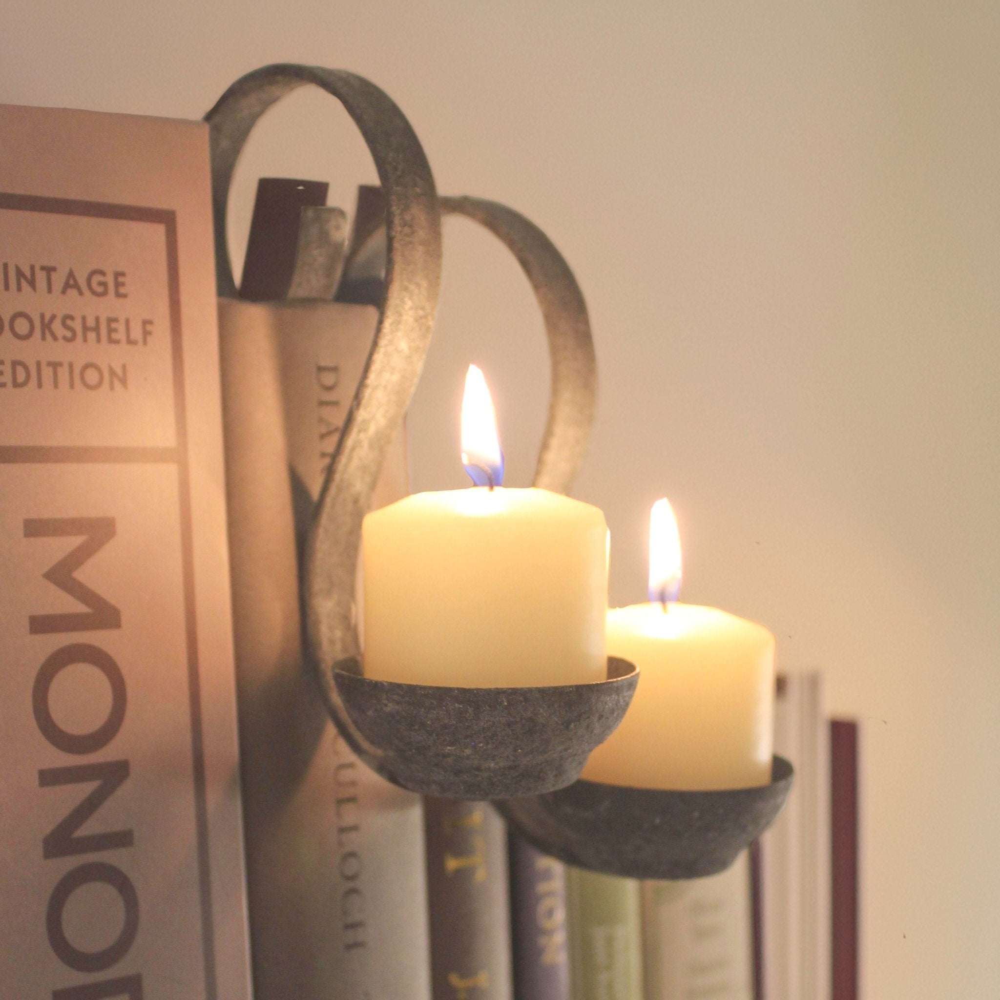 Antique Finish Hanging Tea - Light Holder - Mac and Lilly