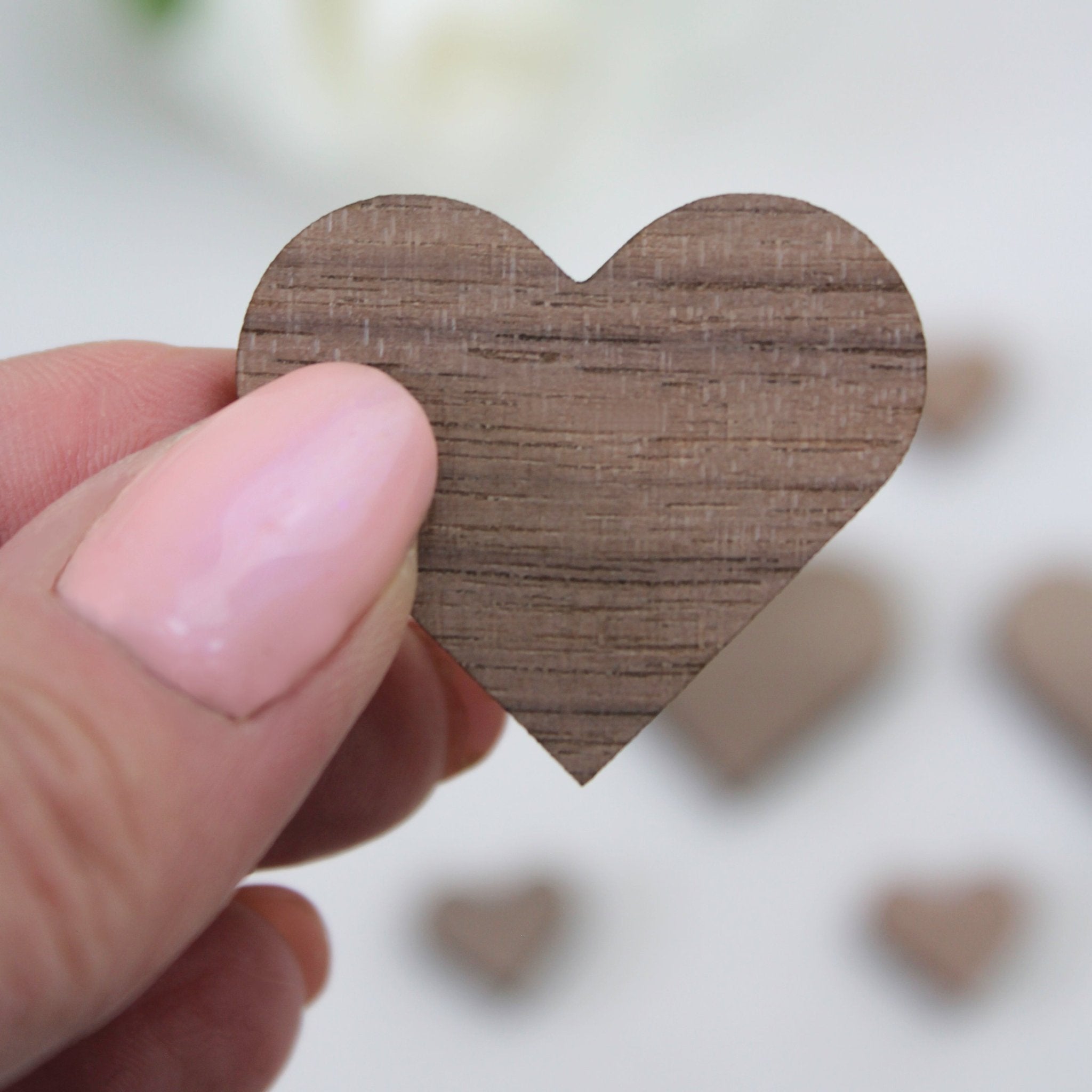 Personalised Scatter Hearts - Wedding Table Decor & Place Names - Mac and Lilly