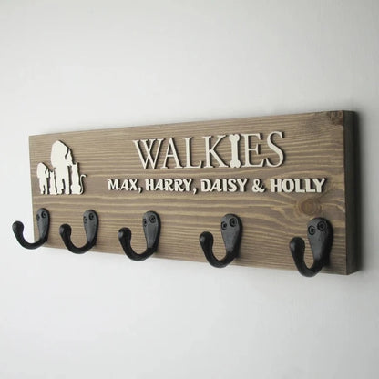 Shap Dog Lead Holder - Personalised with Pets Name/Names and Breed