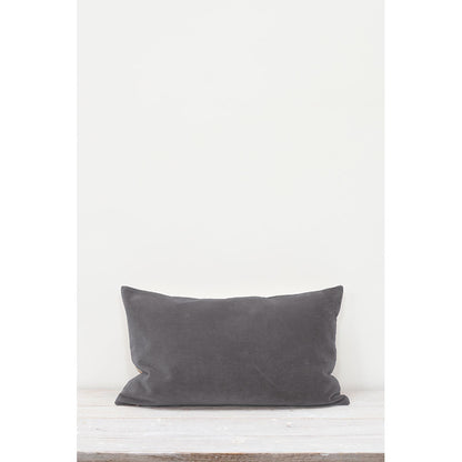 Velvet Cushion - Slate Grey