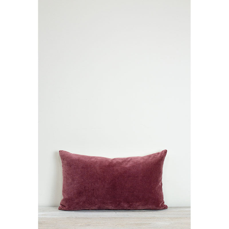 Velvet Cushion - Pomegranate
