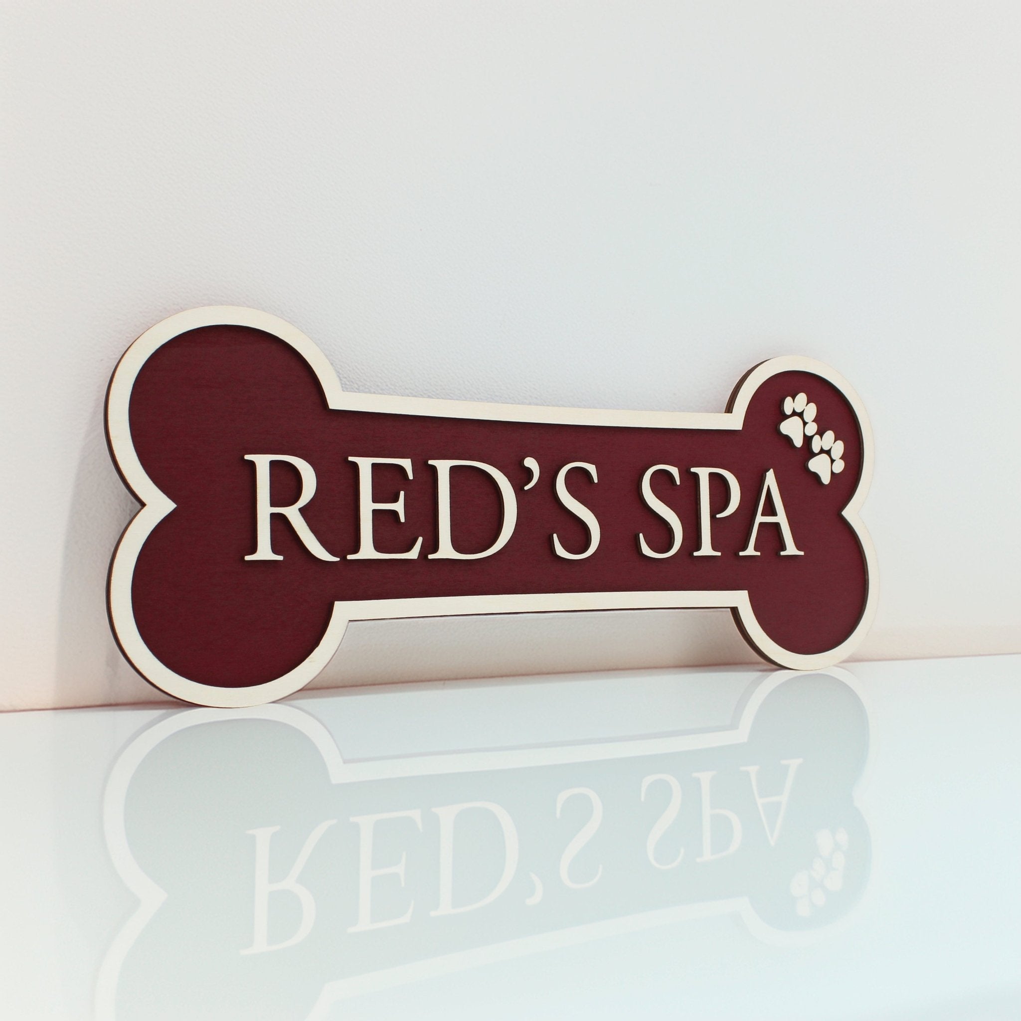 Personalised Dog Bone Wall Sign | Colour Collection - Mac and Lilly