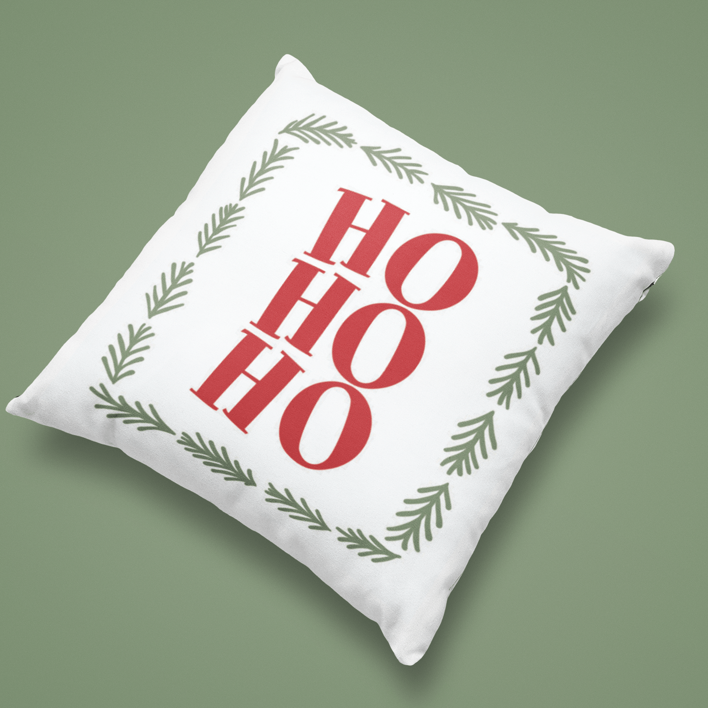 “HO HO HO” Christmas Cushion - Mac and Lilly