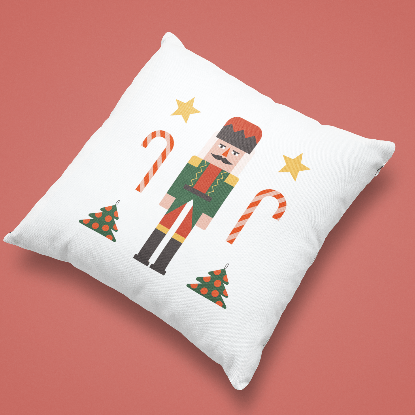 Nutcracker Christmas Cushion - Mac and Lilly