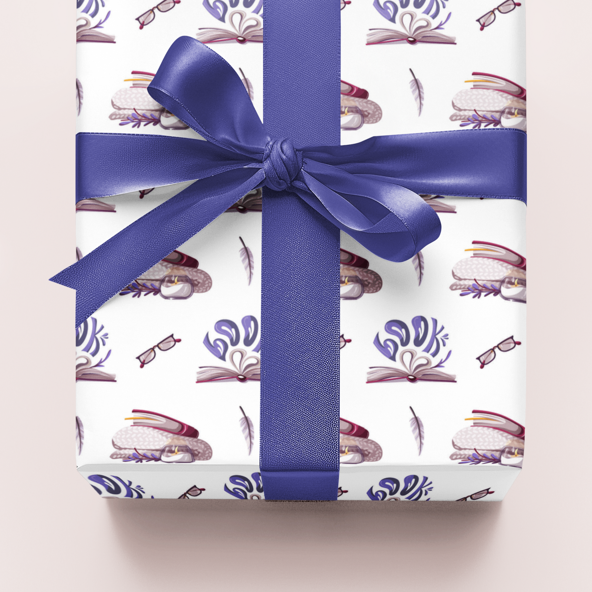 book worm gift wrap