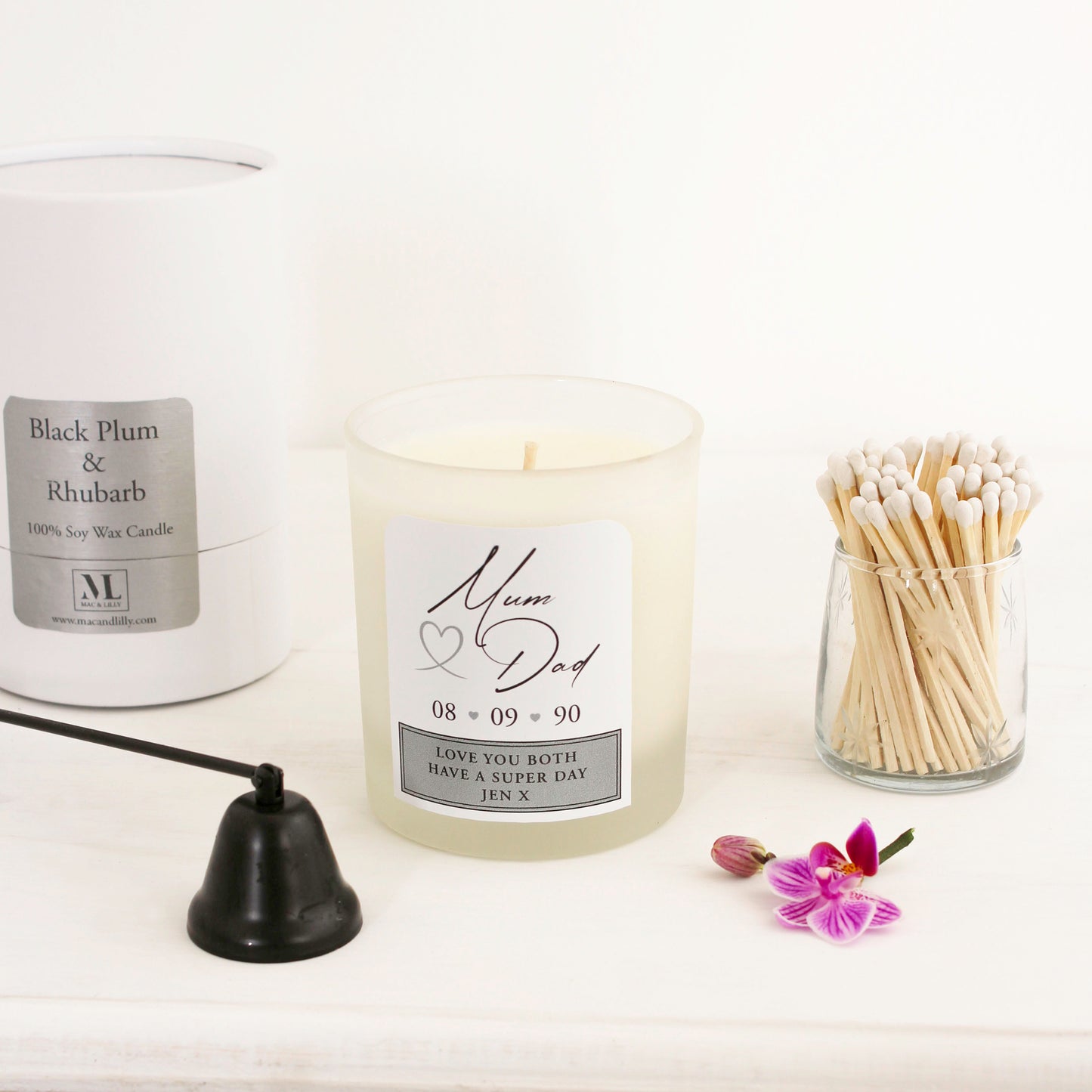 Happy Anniversary - Personalised - Signature Candles