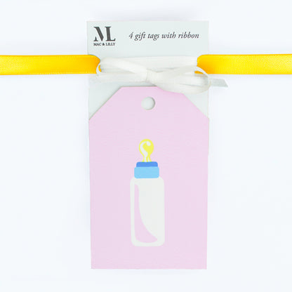 Adorable Baby Bottle Gift Wrapping Paper – Luxury And Sustainability Combined