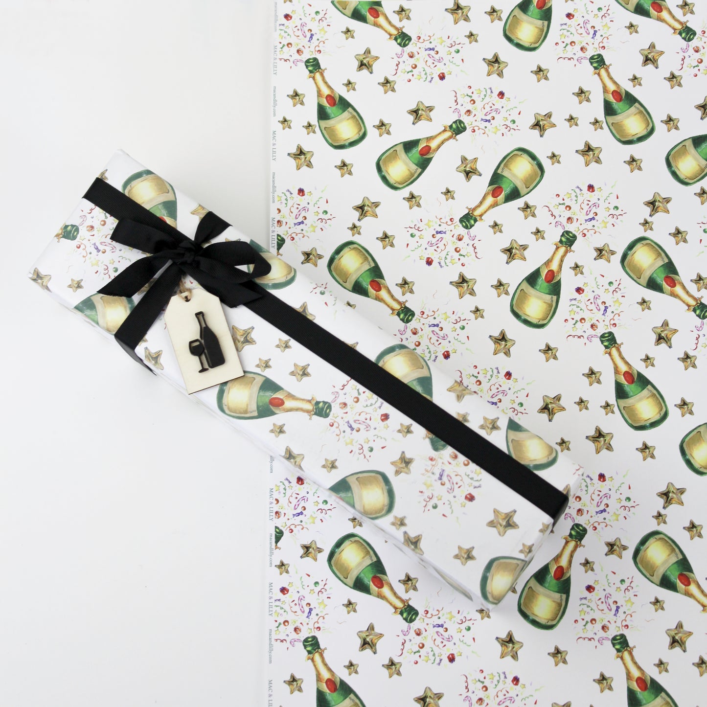 Luxury Champagne Gift Wrapping Paper 140GSM, Superior Quality