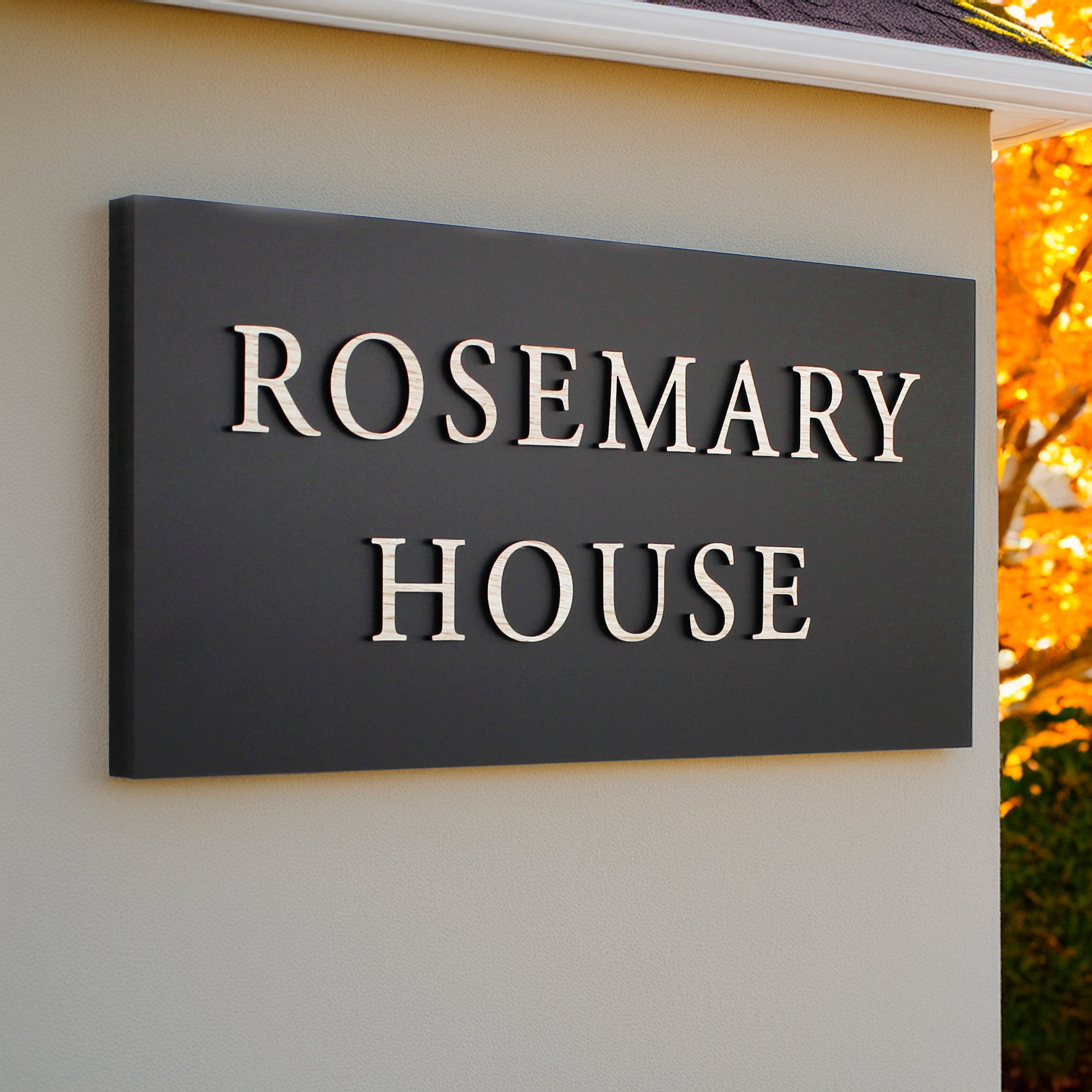 Large Raised Design Sign - Mac and Lilly