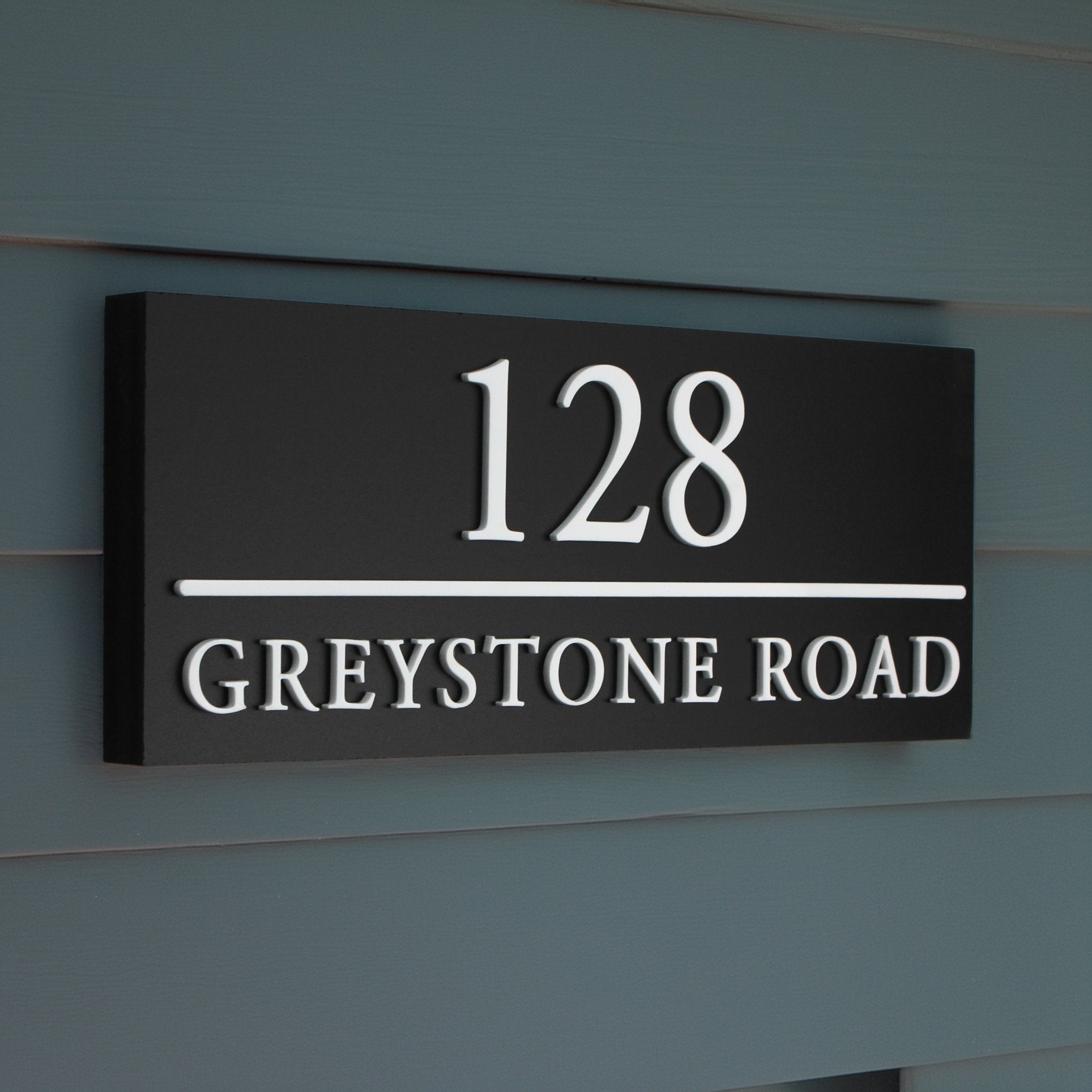 Raised Design Sign - Parallel Line - Mac and Lilly