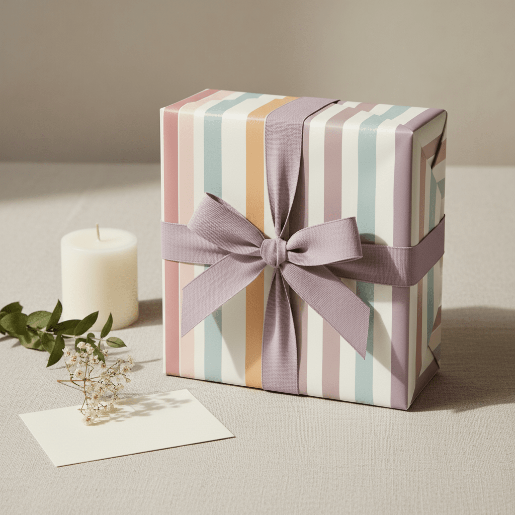 Pastel Stripe Gift Wrap Set - Mac and Lilly