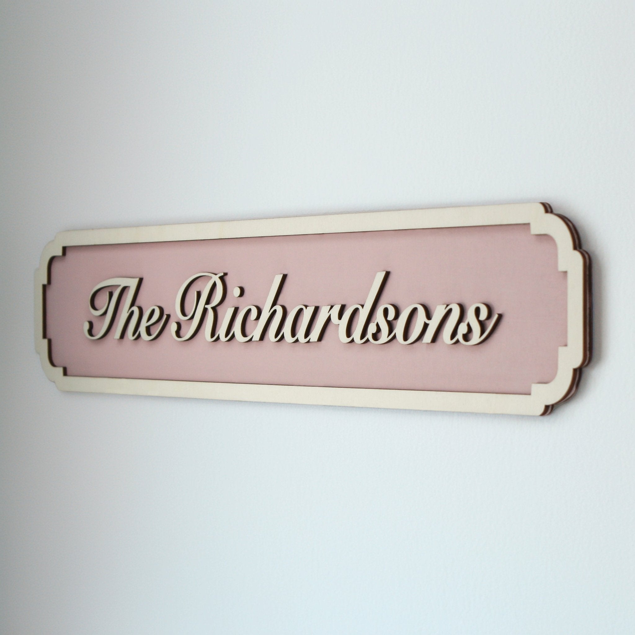 Personalised Street - Style Wall Sign in Various Colours - Mac and Lilly
