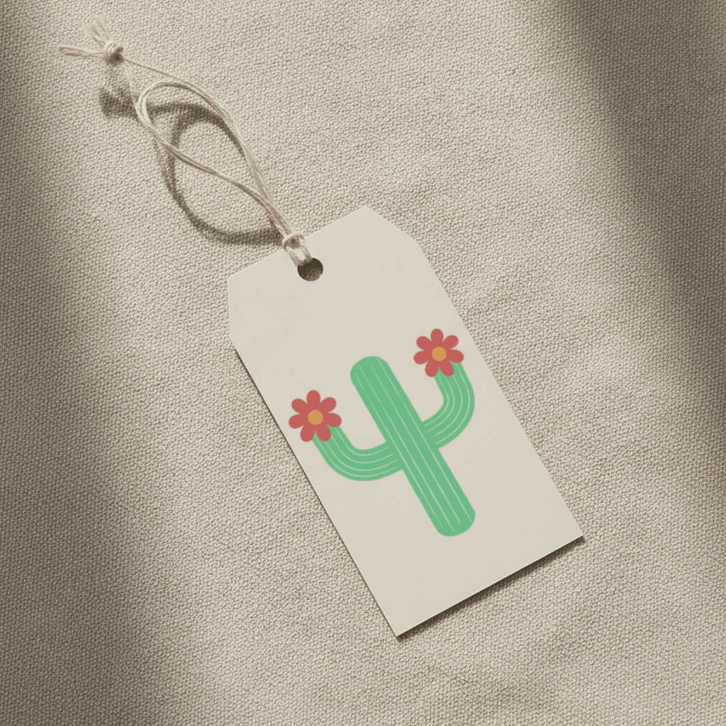 Cactus Flower Gift Wrap Set - Mac and Lilly