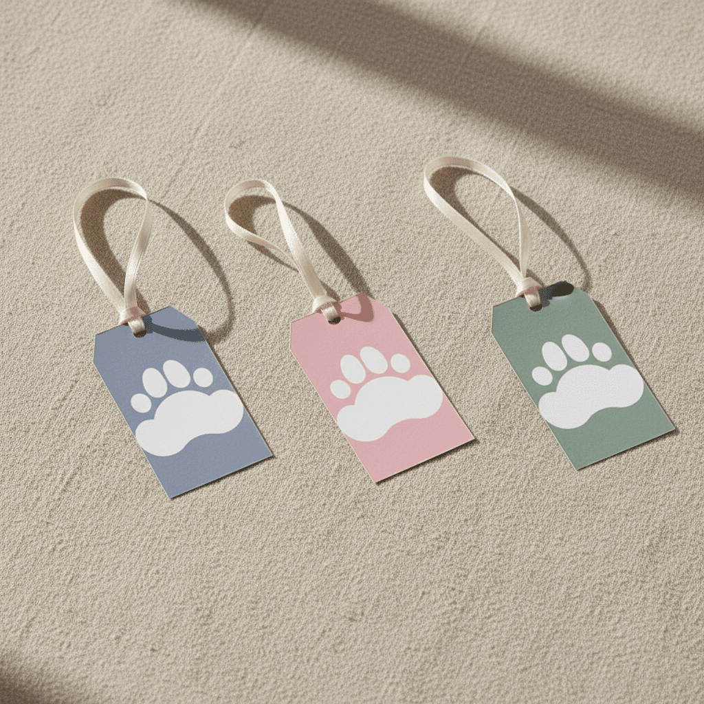 Paw Prints Luxury Gift Wrap Set - Mac and Lilly