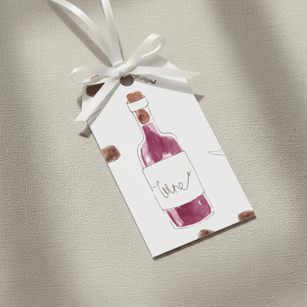 Red Wine Glass Luxury Gift Wrap Set - Mac and Lilly