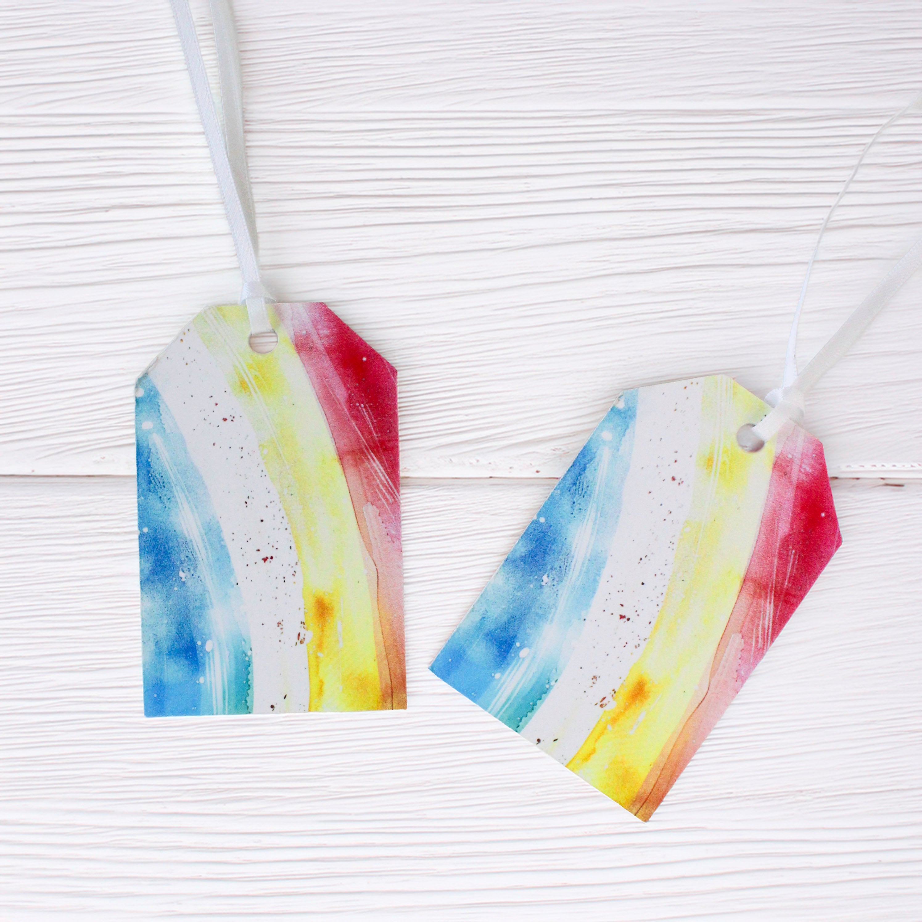 Abstract Rainbow Gift Wrap Set