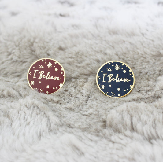 I Believe Enamel Pin - Embrace the Magic of Belief