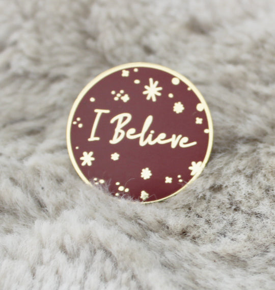 I Believe Enamel Pin - Embrace the Magic of Belief