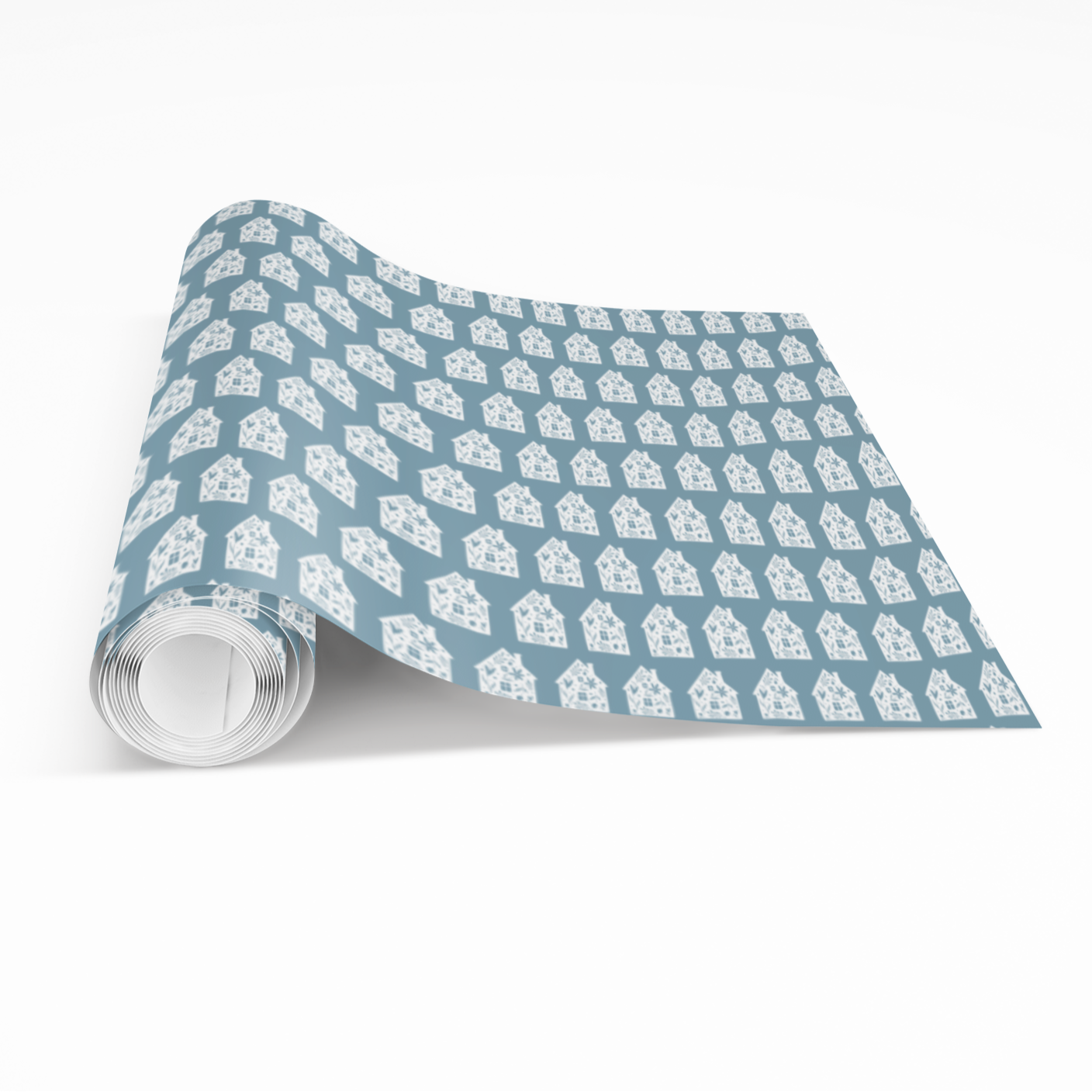 House-Themed Luxury Wrapping Paper in 4 Colours