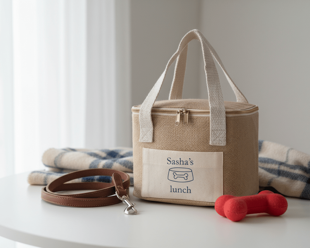 Personalised Dog Treat & Lunch Cool Bag - Mac and Lilly