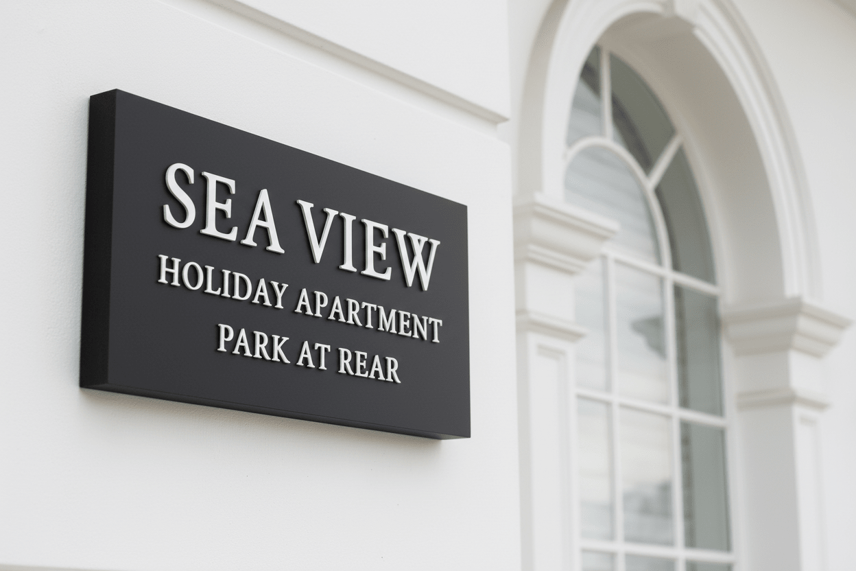 Large Raised Design Sign - Mac and Lilly