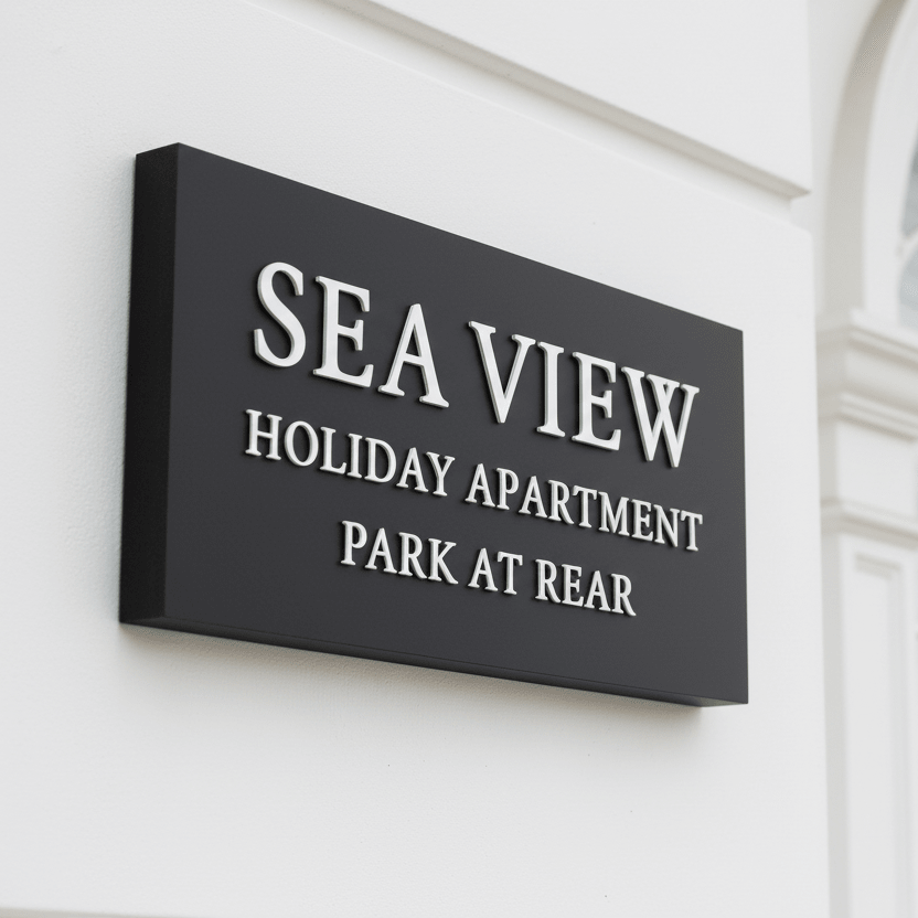 Large Raised Design Sign - Mac and Lilly