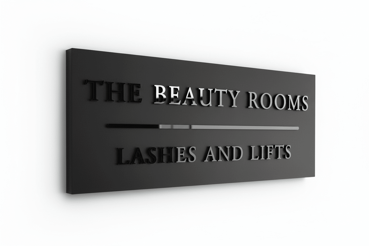 Raised Design Sign - Parallel Line - Mac and Lilly