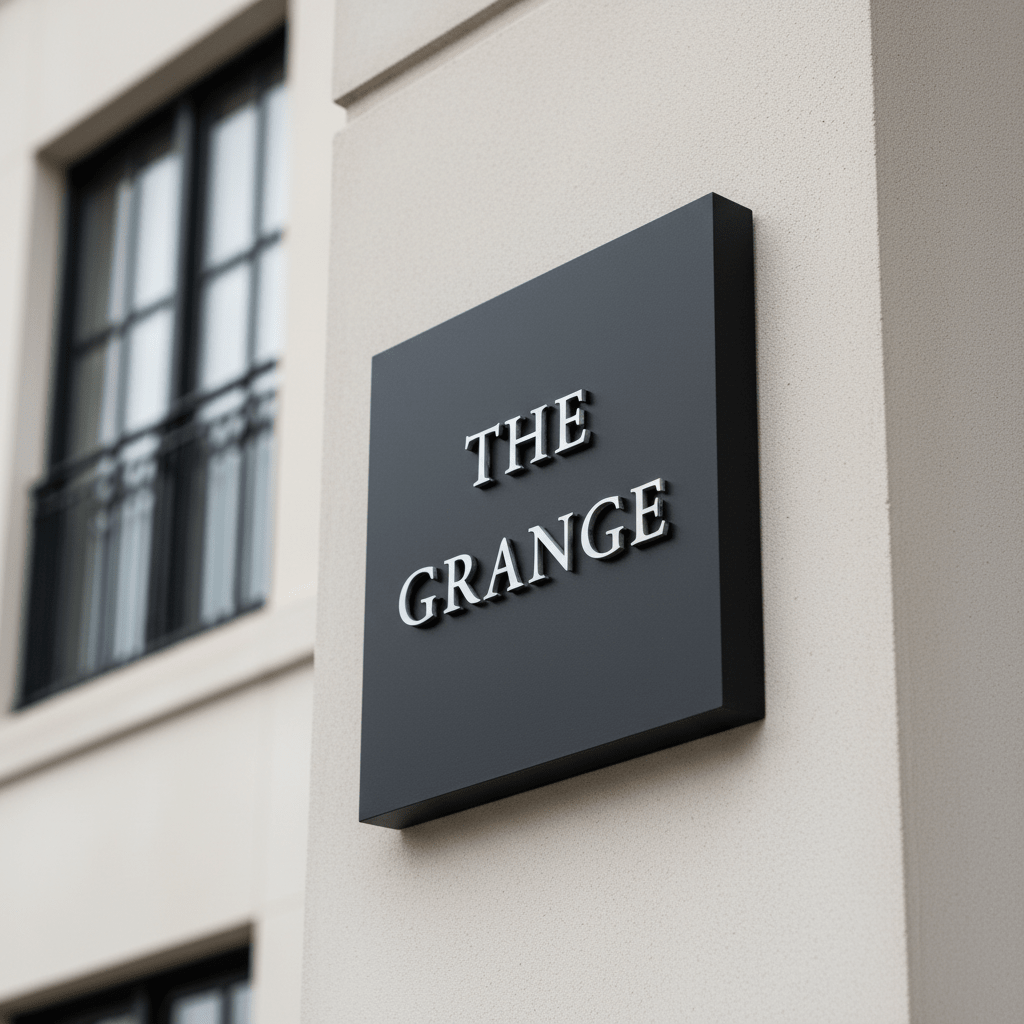 Square Raised Design Sign - Mac and Lilly