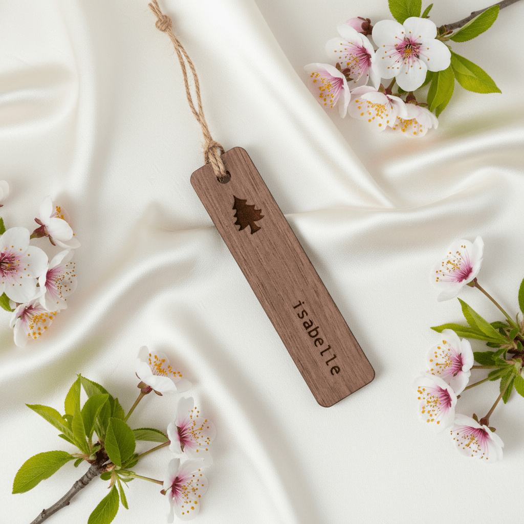 Personalised Wooden Place Name Tags - Mac and Lilly