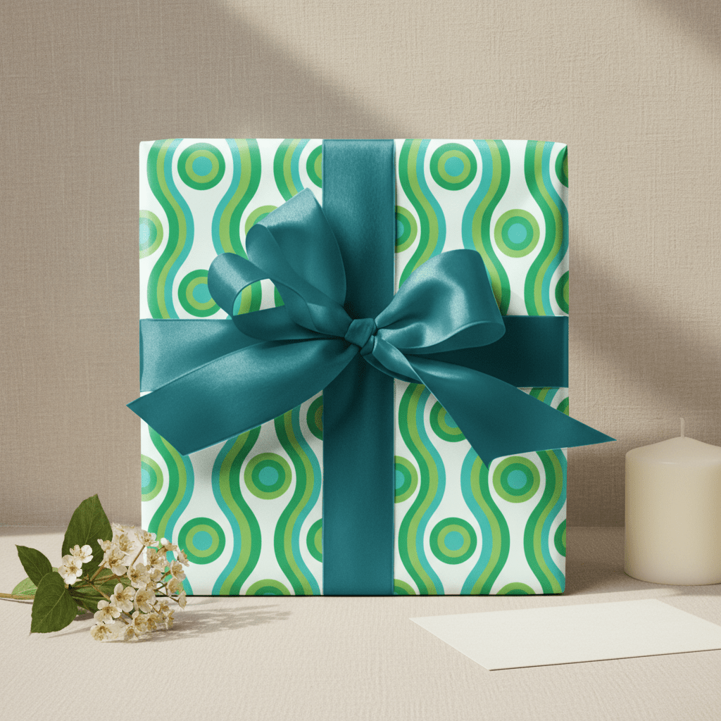 Playful Swirls Luxury Gift Wrap Set - Mac and Lilly