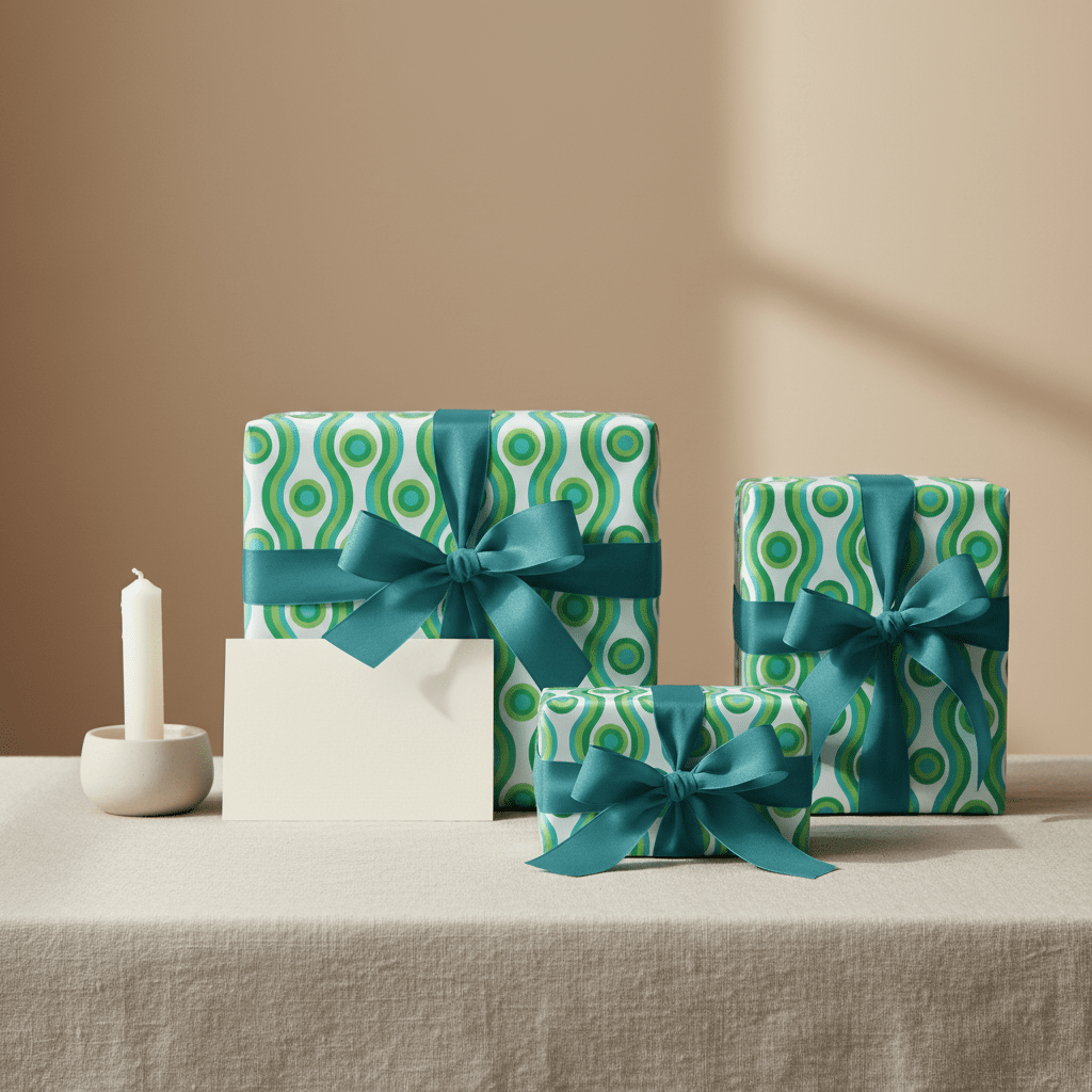 Playful Swirls Luxury Gift Wrap Set - Mac and Lilly