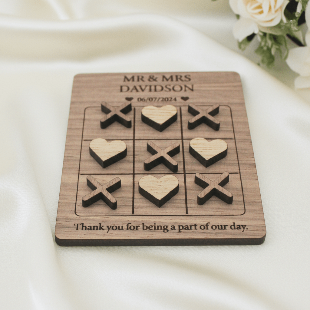 Wedding Games – Snakes and Ladders, Hearts & Crosses, Ring Toss - Mac and Lilly