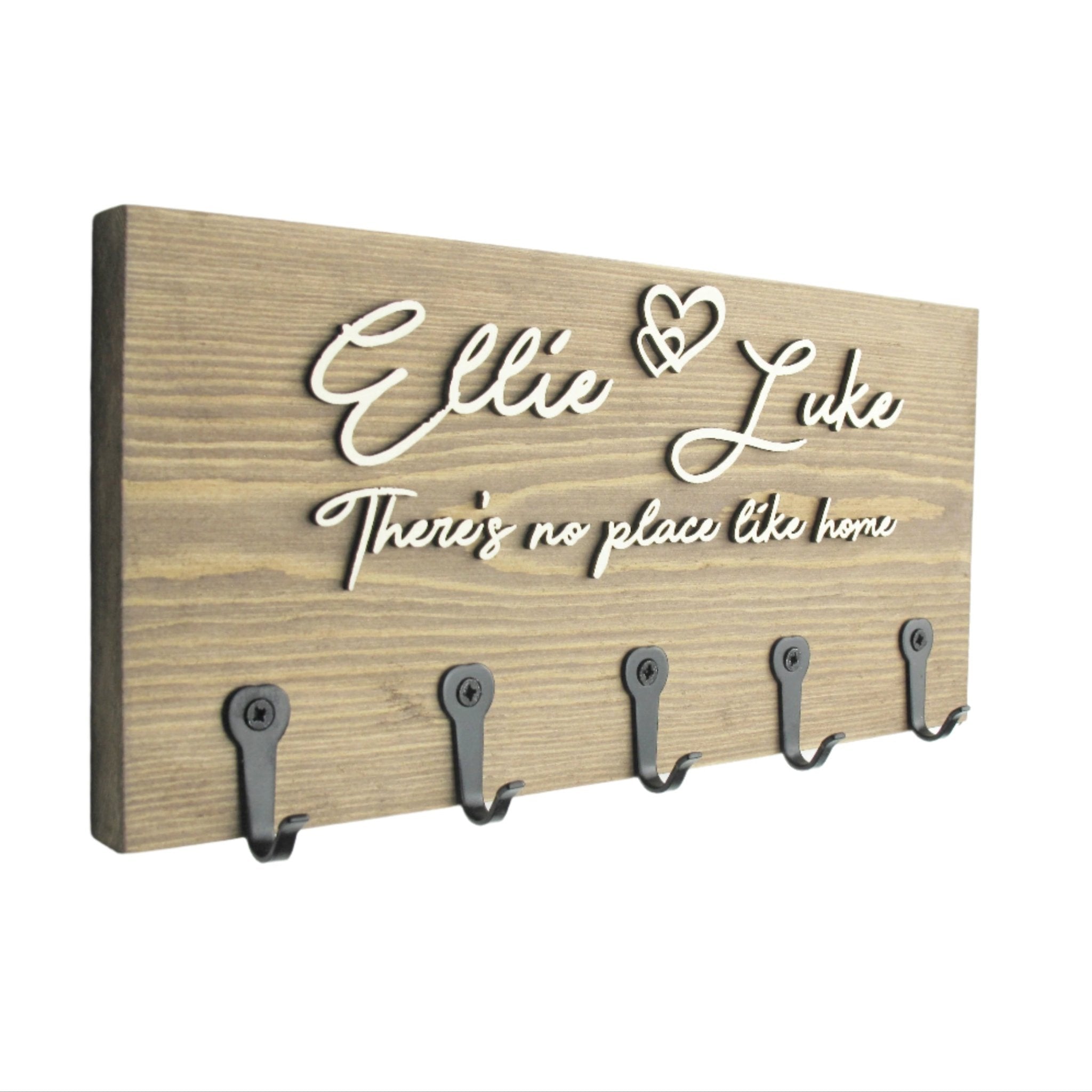 Personalised Wall - Mounted Key Holder - Mac and Lilly