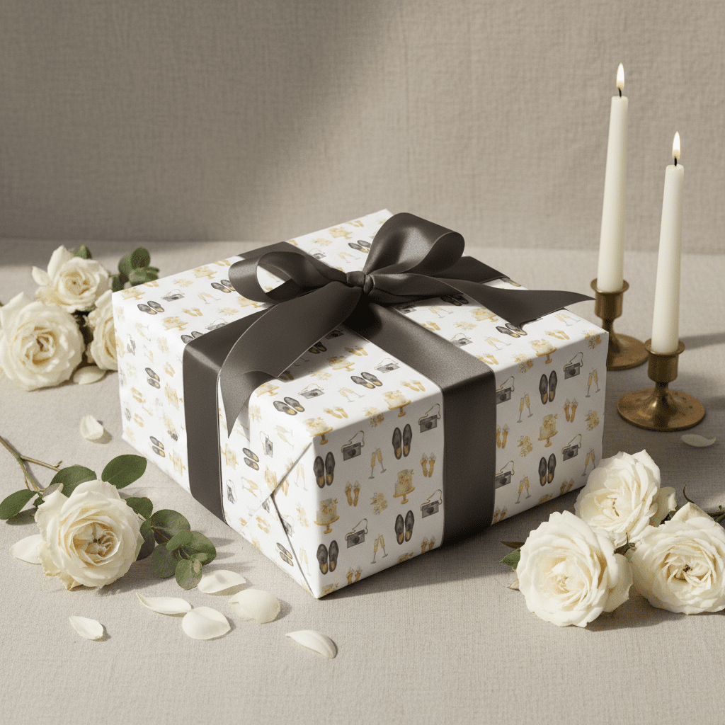 Enchanting Wedding Gift Wrap - Mac and Lilly