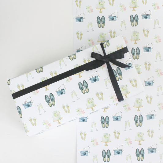 Wedding Shoes Gift Wrapping Paper