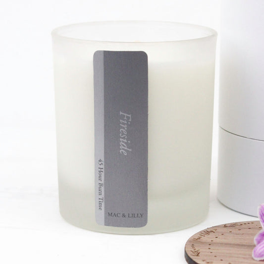 Fireside, Soy Wax Winter Scented Candle - 45 Hours Burn Time