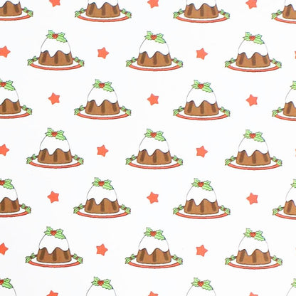 Christmas Pudding Gift Wrapping Paper