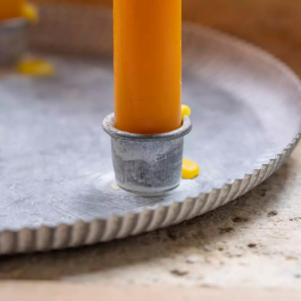 Zinc Trio Dinner Candle Holder - Mac and Lilly